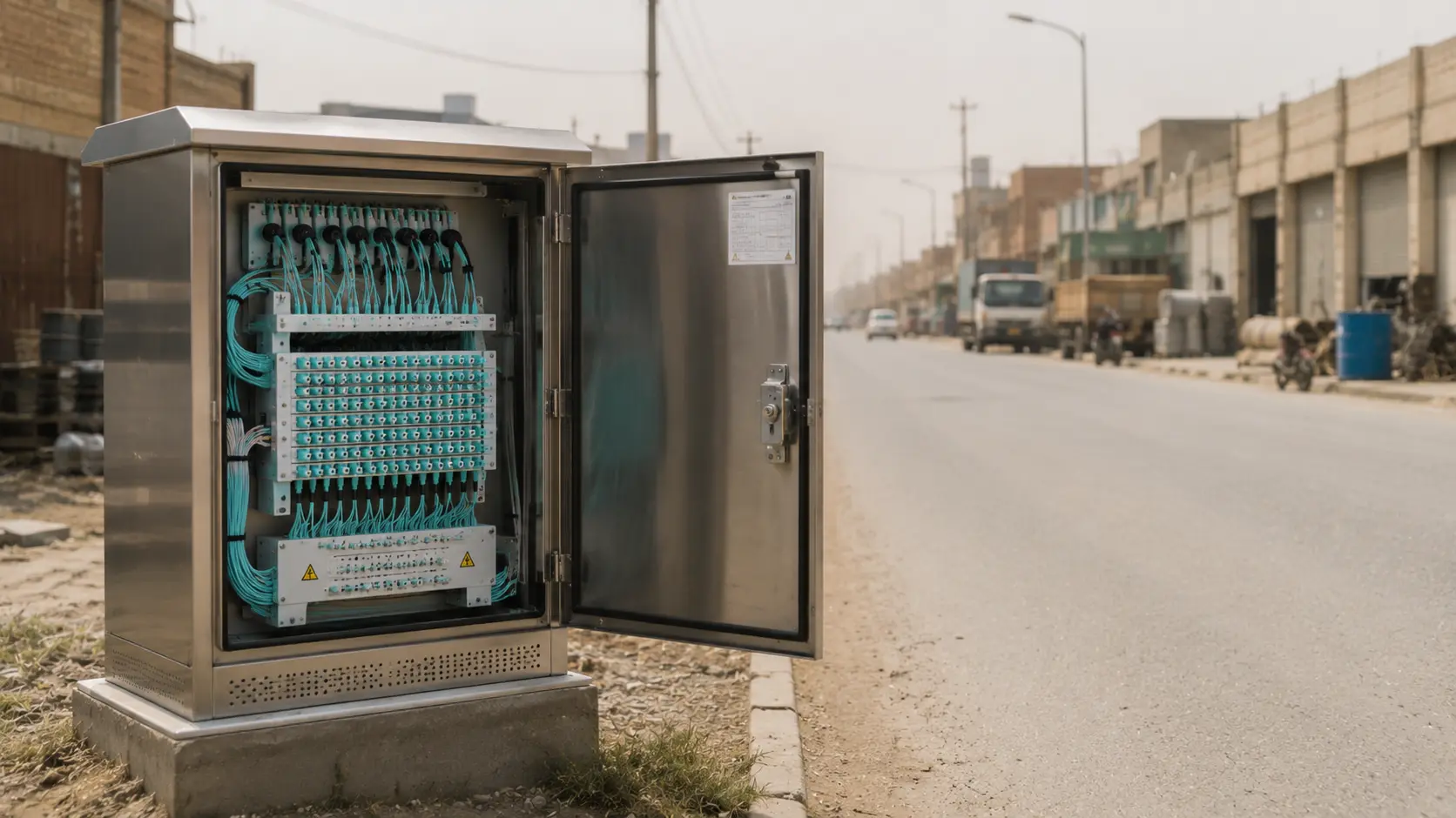 Fiber optic infrastructure expansion in Sialkot District